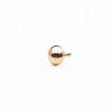 3mm Dome in 14k Rose Gold Threadless by BVLA