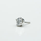 2.5mm Four Prong VS Diamond in 14k White Gold Threadless by BVLA