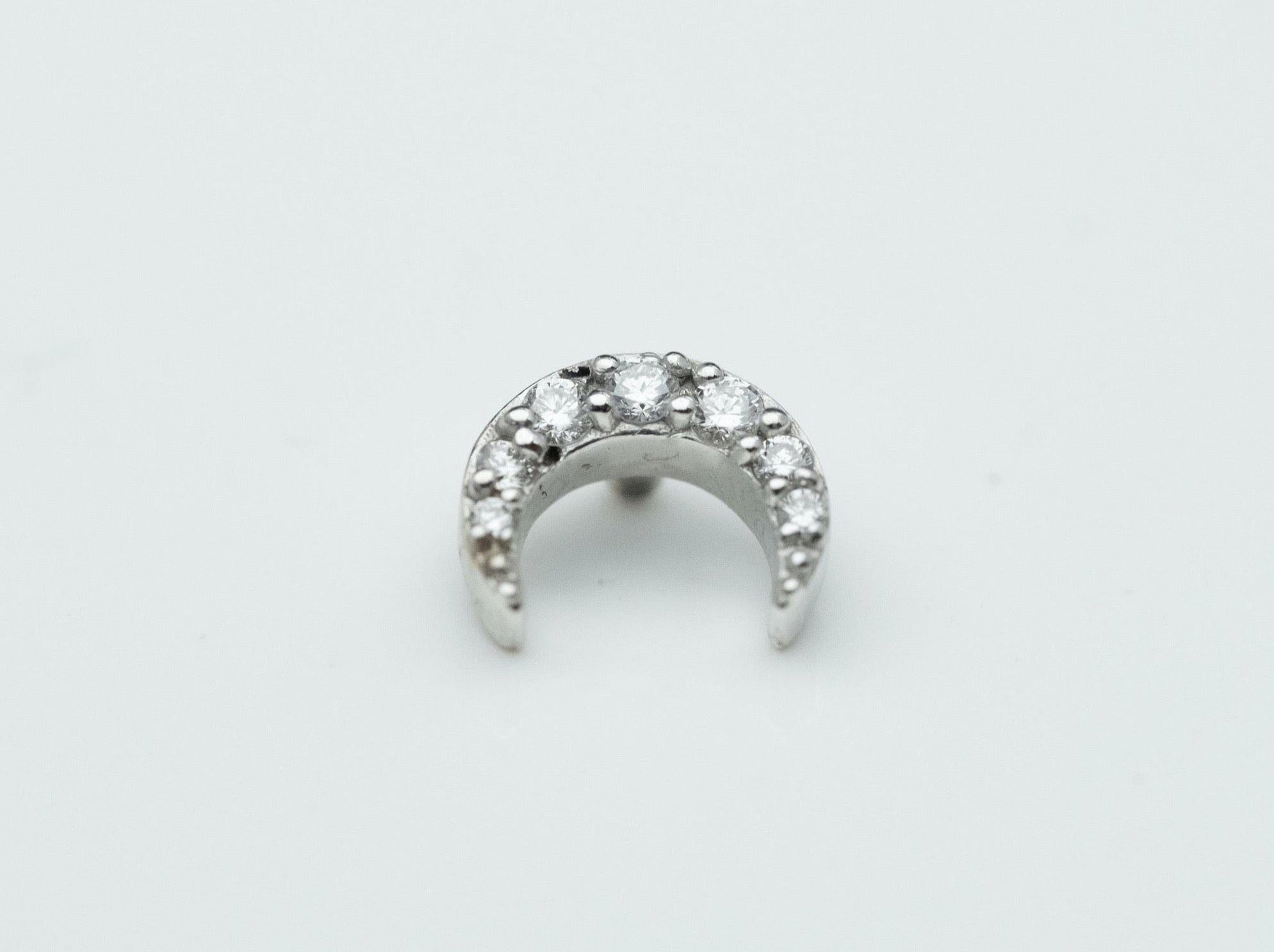 Jula with VS Diamonds in 14k White Gold Threaded by BVLA