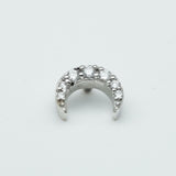 Jula with VS Diamonds in 14k White Gold Threaded by BVLA