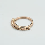 Latchmi Seam Ring in 14k Rose Gold by BVLA