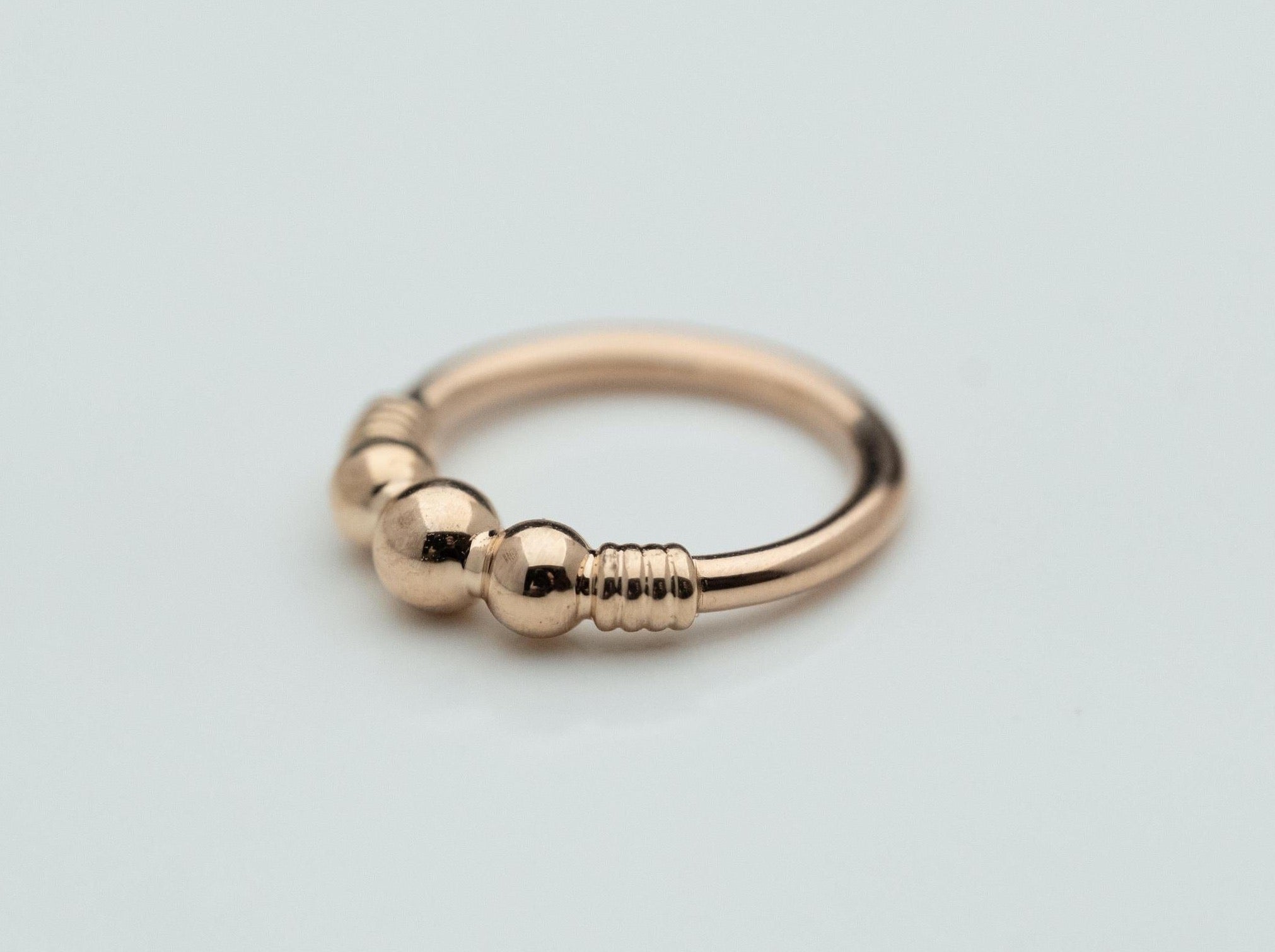 Myla Seam Ring in 14k Rose Gold by BVLA