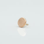 Flat Disc 2.5mm in 14k Rose Gold Threadless by BVLA