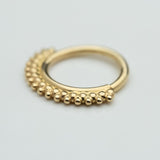 Kolo Seam Ring 18g 3/8", 14k Yellow Gold